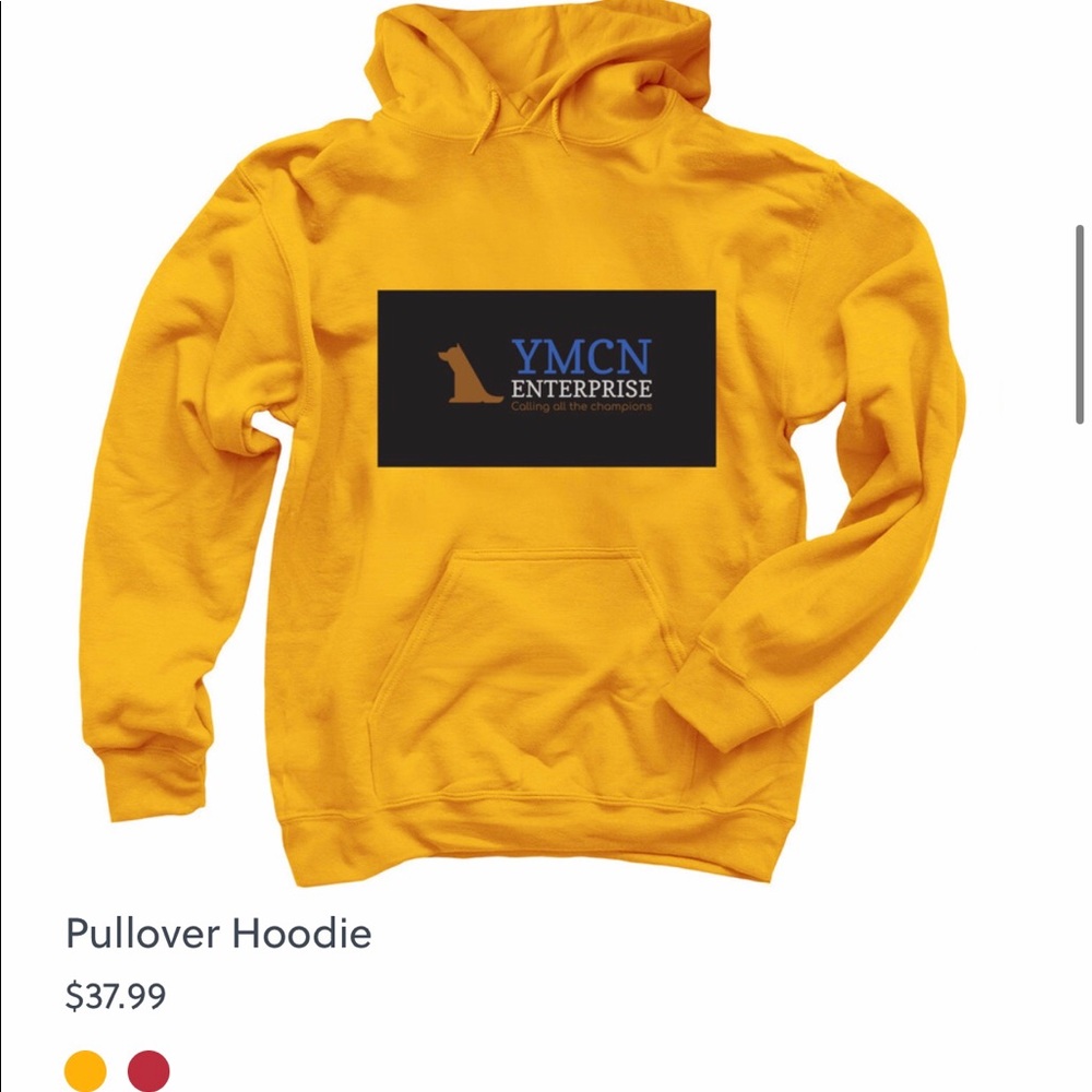 YMCN enterprise pullover hoodies